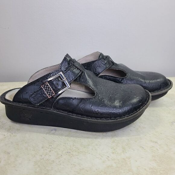 Alegria Alg-163 Classic Embossed Mule 38/8 - Picture 1 of 13
